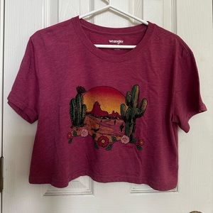 Cropped Wrangler tee